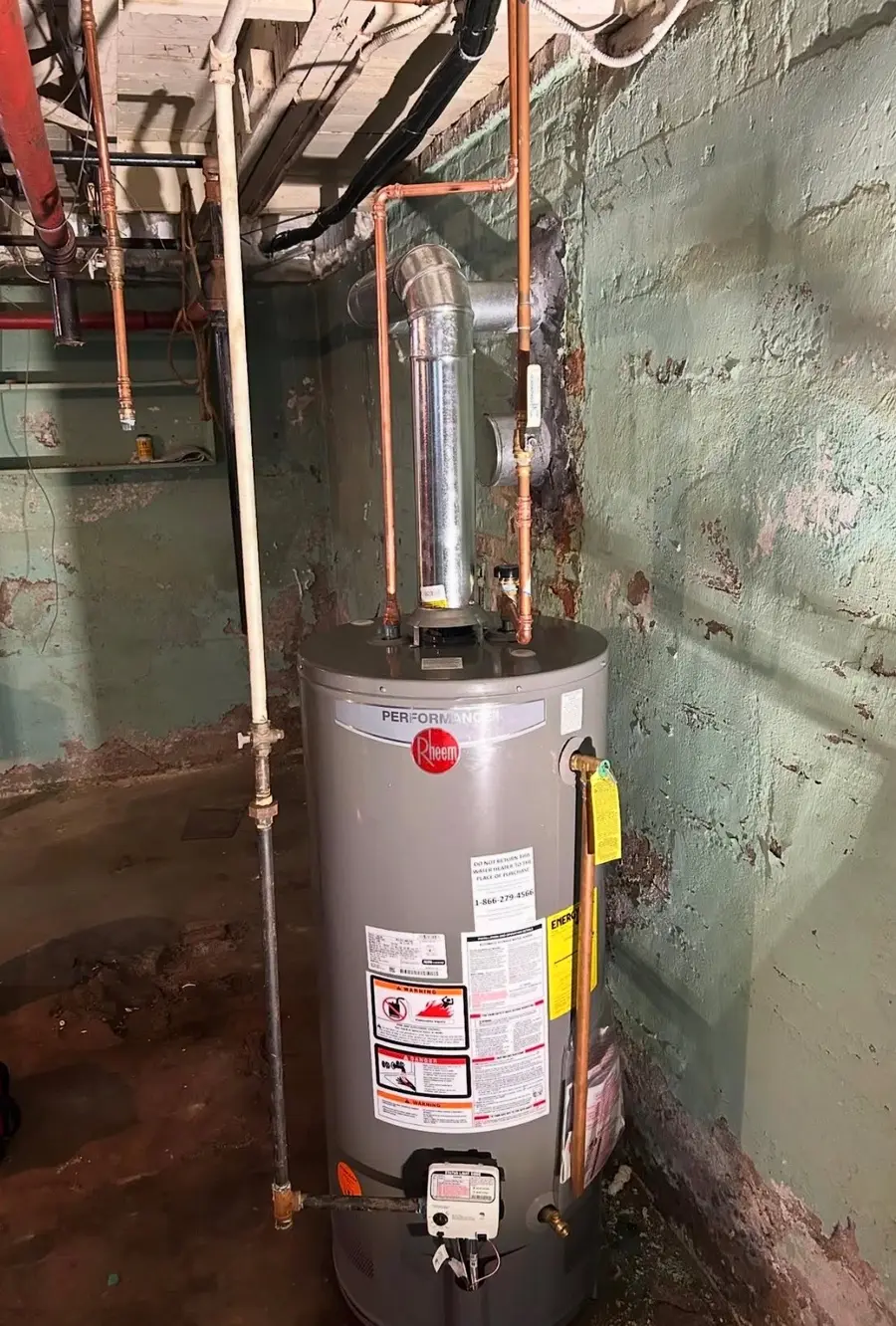 Brick Cellar Water Heater, photo 1 of 2